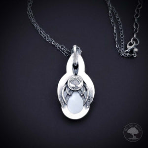 Ardor - Fine Silver Pendant With Moonstone
