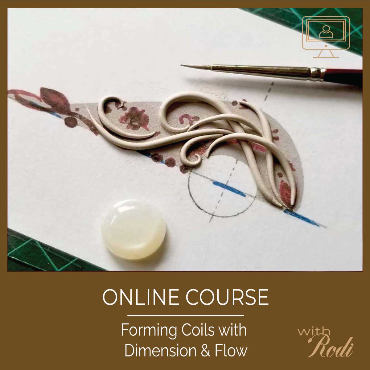 Forming Metal Clay Coils With Dimension Online Course
