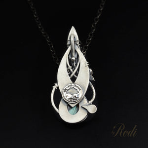 Path Of Wisdom – Custom Made Silver Pendant
