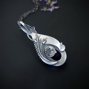 Regal Dream - Fine Silver / 22k Gold With Amethyst Pendant Earrings Set