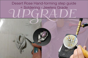 Sky Guide 8 All Metal Clay Step Guide Tutorial - Learn how to hand form metal clay with dimension-Sky And Beyond Jewelry By Rodi
