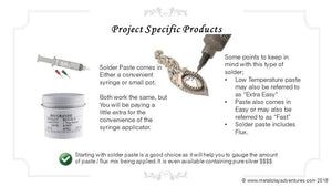 Complete Soldering Package Step Guide Tutorial - Sky Guide 6 & 7 - Contains all the steps from Artisan to Jewelers grade to soldering-Sky And Beyond Jewelry By Rodi