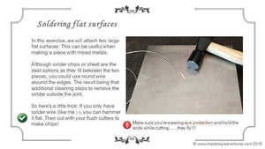 Complete Soldering Package Step Guide Tutorial - Sky Guide 6 & 7 - Contains all the steps from Artisan to Jewelers grade to soldering-Sky And Beyond Jewelry By Rodi