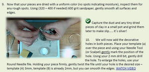 PMC Tutorial - Metal Clay Sky Guide 3 - Basic .pdf Tutorial - Glow With The Flow Pendant-Sky And Beyond Jewelry By Rodi