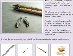 Tutorial - Fine Silver Metal Clay Hand-forming .pdf Tutorial - Devotion - Sky Guide 4-Sky And Beyond Jewelry By Rodi