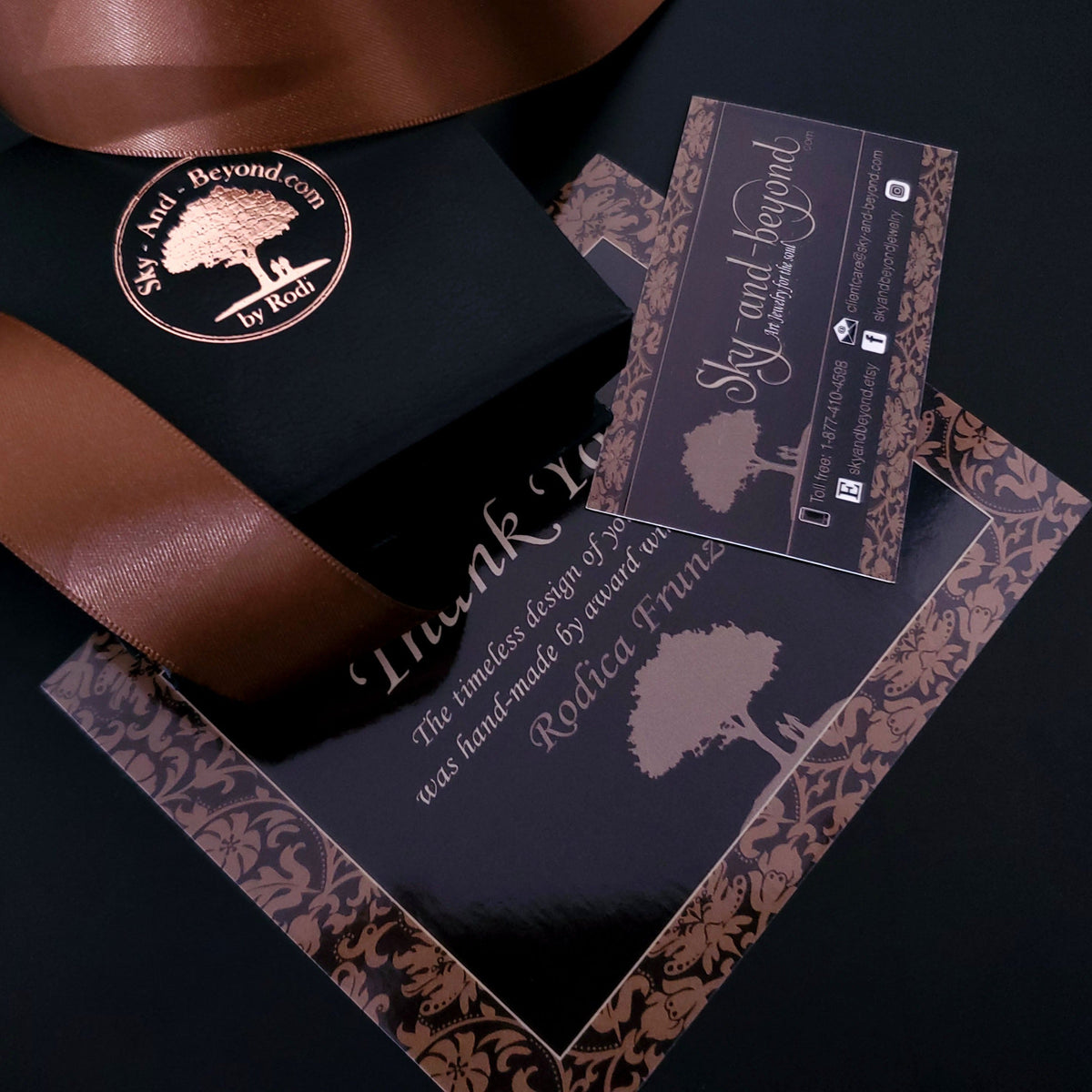 Sterling and Fine Silver Ivy Lovestone Hedera Helix Pendant and Necklace with Blue Labradorite and Topaz - Hold Me