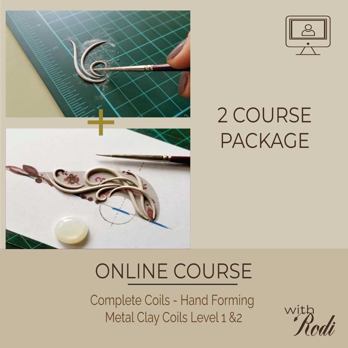 Complete Coils - Forming Metal Clay Coils Level 1 & 2