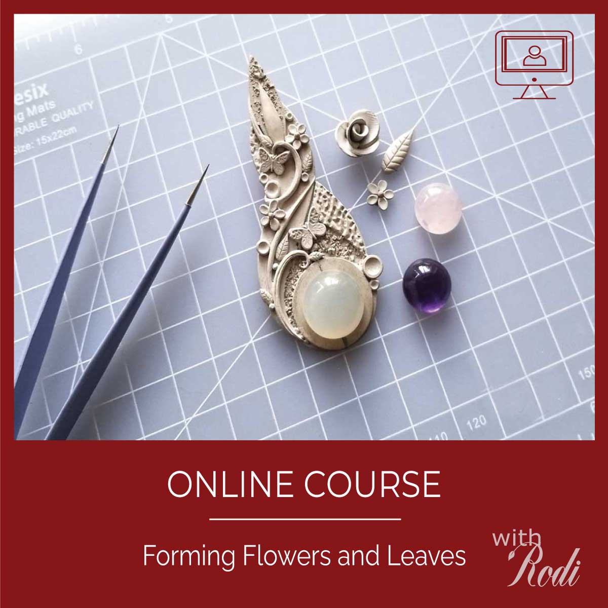Forming Metal Clay Small Elements, Flowers & Leaves Online Course