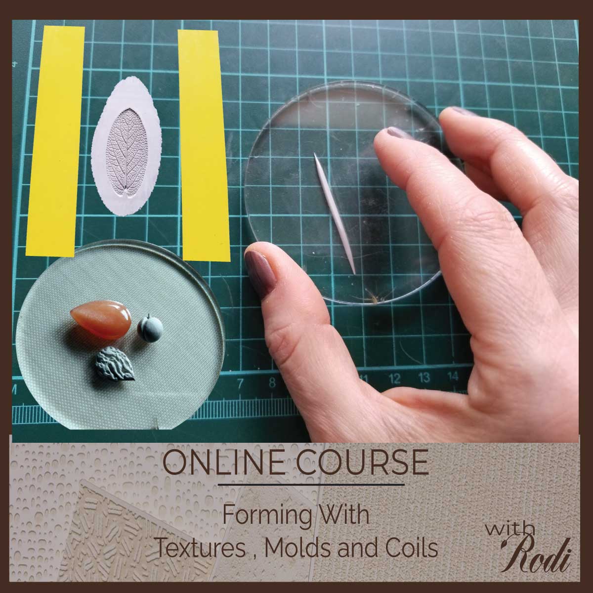 Metal Clay Textures, Molds & Coils Online Course