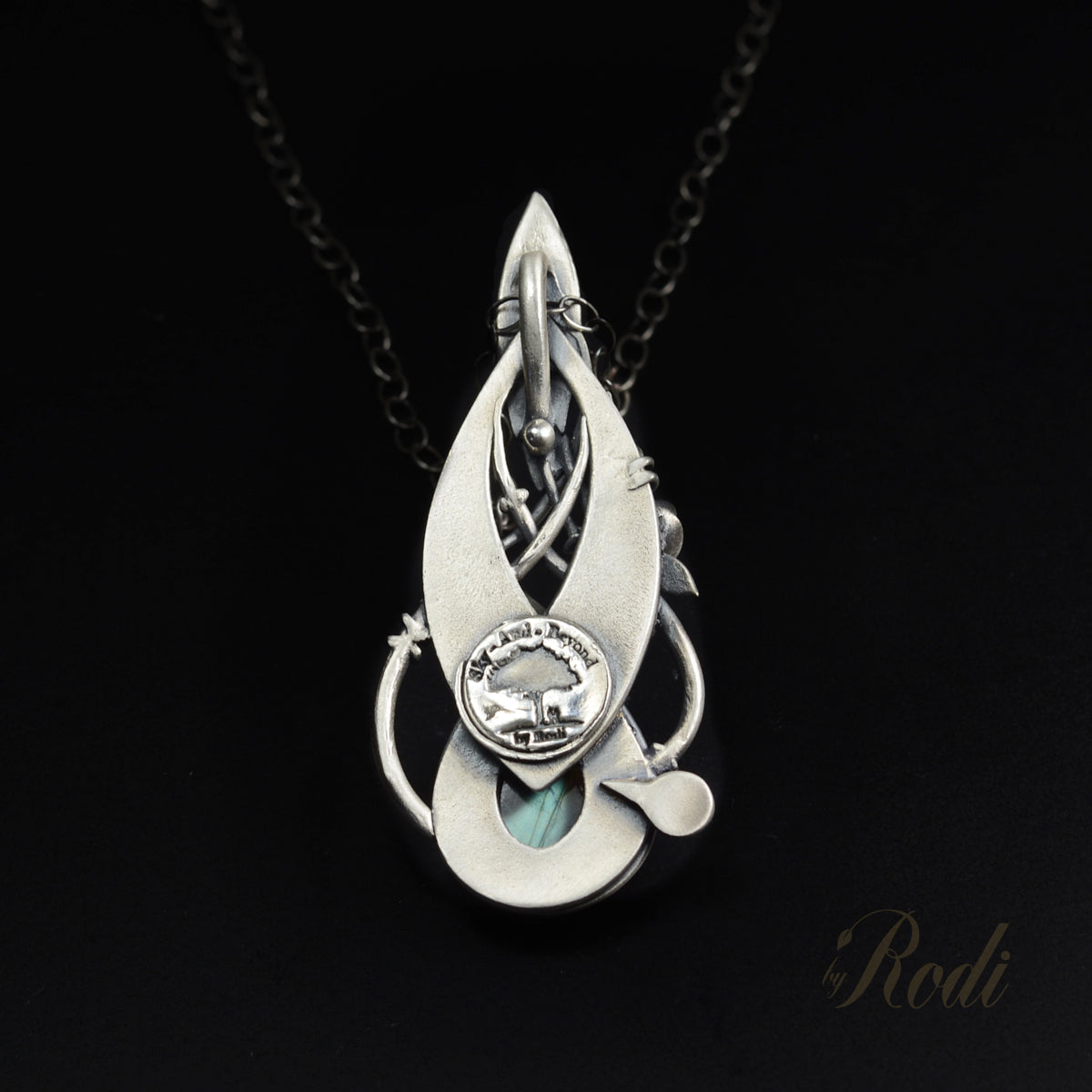 Path Of Wisdom – Custom Made Silver Pendant