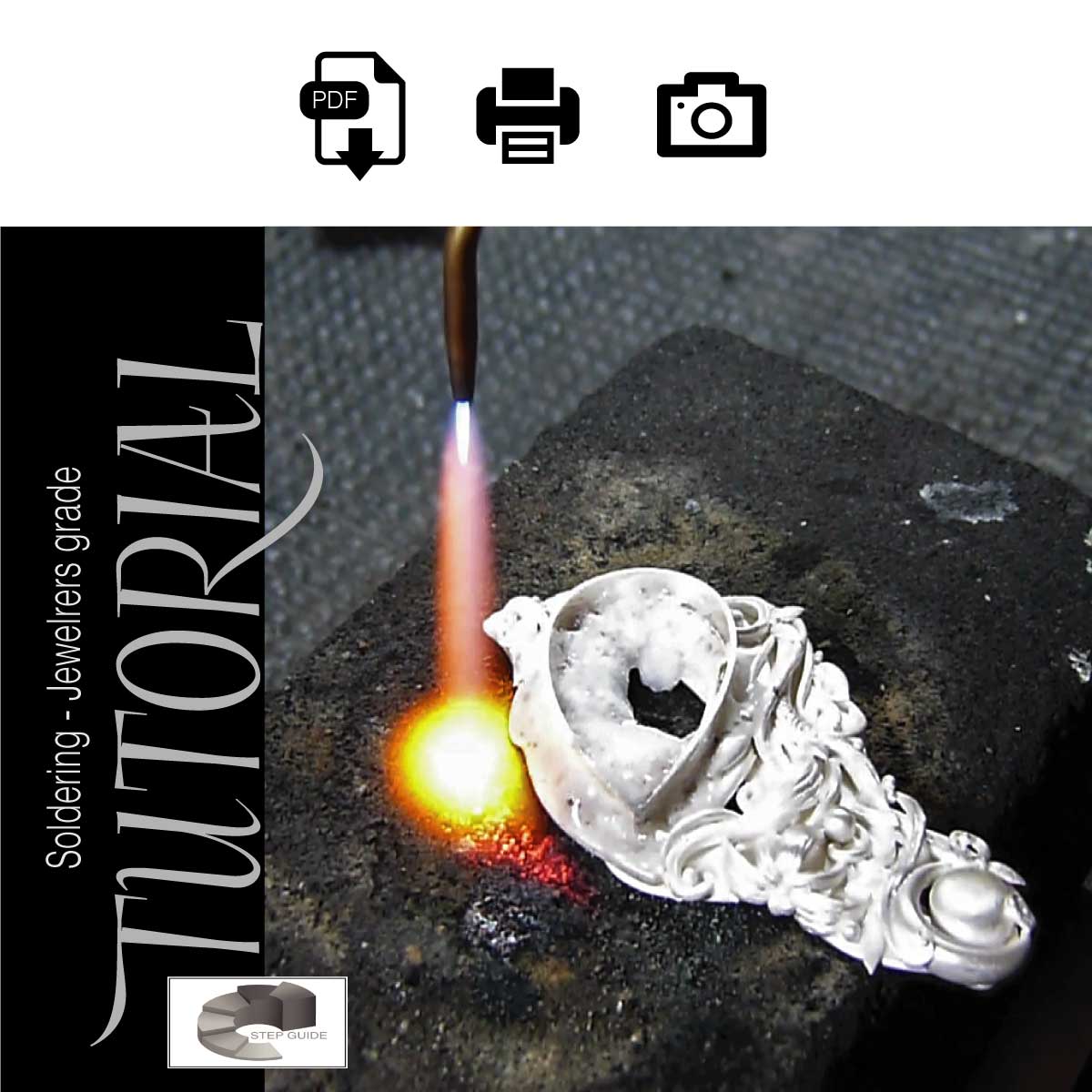 Sky Guide 7: Jewelers Grade - Jewelry Making Soldering Step Guide Tutorial - Metal Clay Adventures