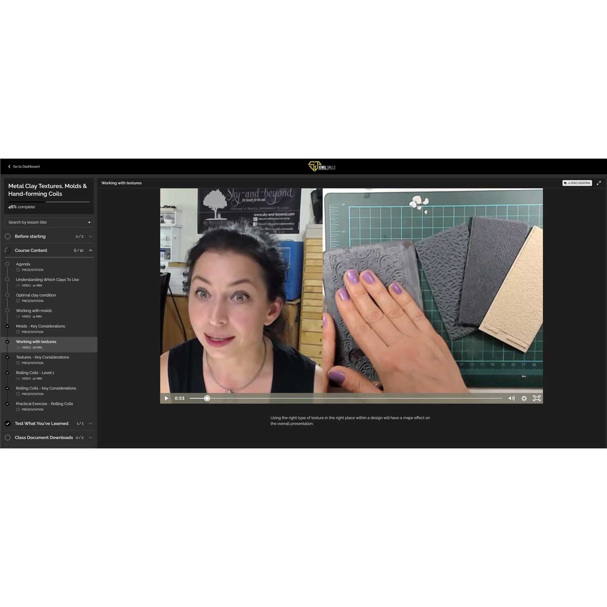 Metal Clay Textures, Molds & Coils Online Course