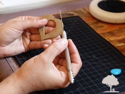 Tutorial - Metal Clay Sky Guide - Pendant with Turquoise Stone-Sky And Beyond Jewelry By Rodi